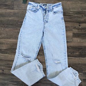 WILD FABLE HIGH RISE 90'S STRAIGHT LEG JEANS - WOMEN'S SIZE 0 / 25 WAIST